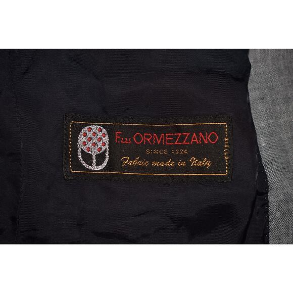 J.CREW‎ $298 Ludlow Ormezzano Linen Two Button Blazer Light Gray Men's 36R - Picture 4 of 5